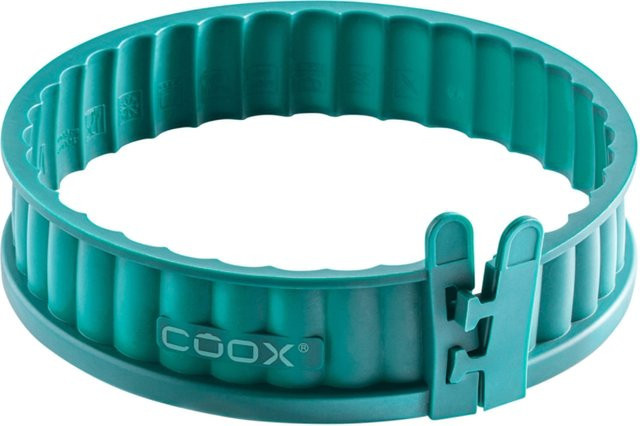 COOX Quicheform mit Glasboden und Silikon, Grün, Durchmesser: 18,0 cm - Bild 1