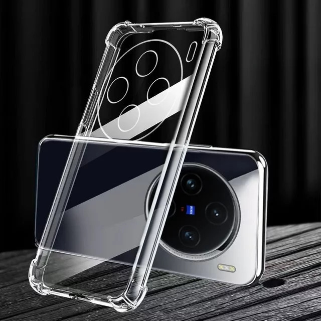 Stoßfeste und staubdichte TPU-Kameraschutzhülle für VIVO X200 Pro Mini 5G in Transparent - Bild 1