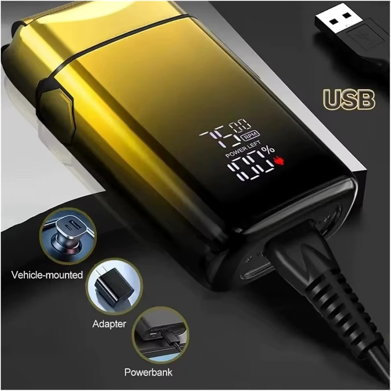 Kemei KM-TX10 T9 Haarschneider, Gold, Herren - Bild 4