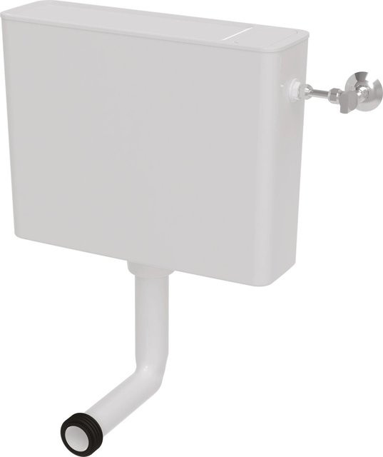 Siamp Spülkasten Tosca für Stand-WC mit Start-Stopp-Technik aus Kunststoff in Weiß - Bild 1