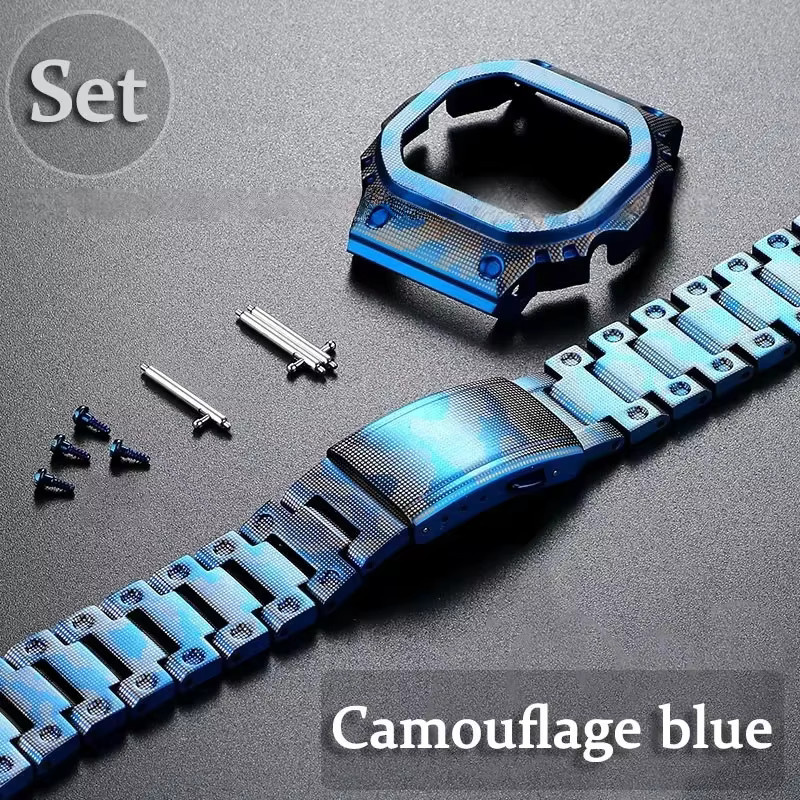 Casio Camouflage-Mod-Kit, Titanlegierung, Uhrenarmband-Lünette, Unisex - Bild 2