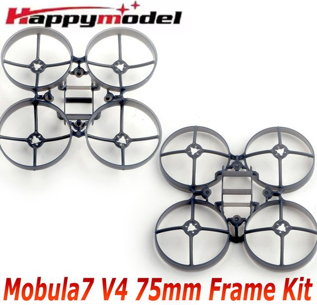 HappyModel Mobula7 V4 75mm Brushless TinyWhoop Rahmen-Kit, Weiß - Bild 1