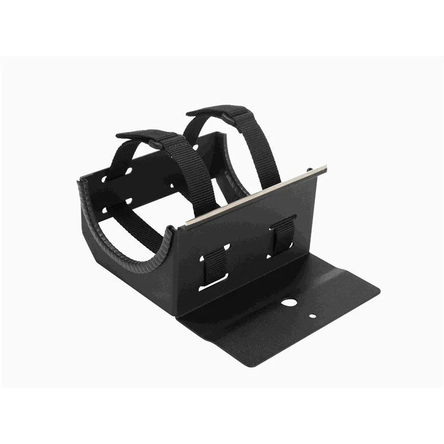 Dräger Flaschenhalterung Tisch X-dock Schwarz aus Edelstahl - Bild 2