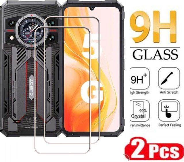 2er-Set gehärtetes Glas für Cubot KingKong 11, 6,72 Zoll, transparent - Bild 1