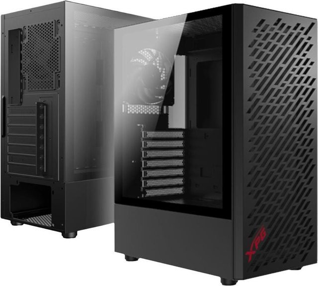 ADATA XPG Valor Air Midi Tower PC-Gehäuse in Schwarz mit gehärtetem Glas und ATX-Unterstützung - Bild 1