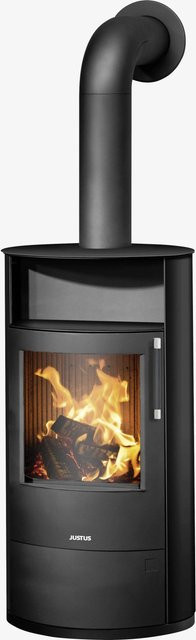 Justus Island 7 2.0 Kaminofen aus Stahl in Schwarz mit 7 kW Leistung - Bild 1