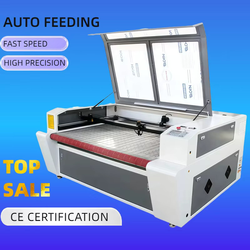 Rakoncnc China Laserschneidmaschine mit CCD-Kamera und automatischem Zuführsystem, Reci W6 150 W, B/T: 160 x 100 cm, Farbe: Weiß - Bild 5