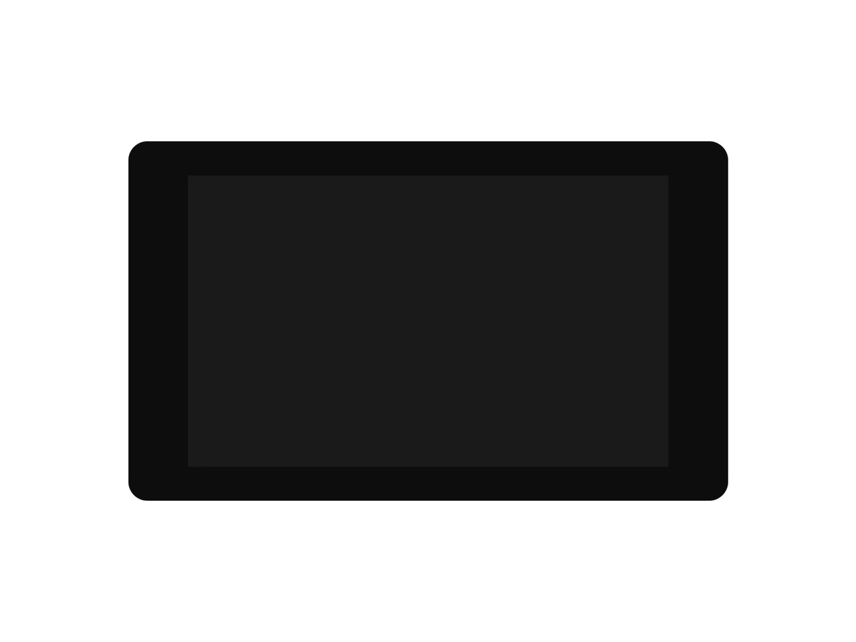 Waveshare 4/4,3 Zoll DSI kapazitives IPS-Touch-Display in Schwarz mit 480x800 Auflösung und gehärtetem Glas - Bild 2