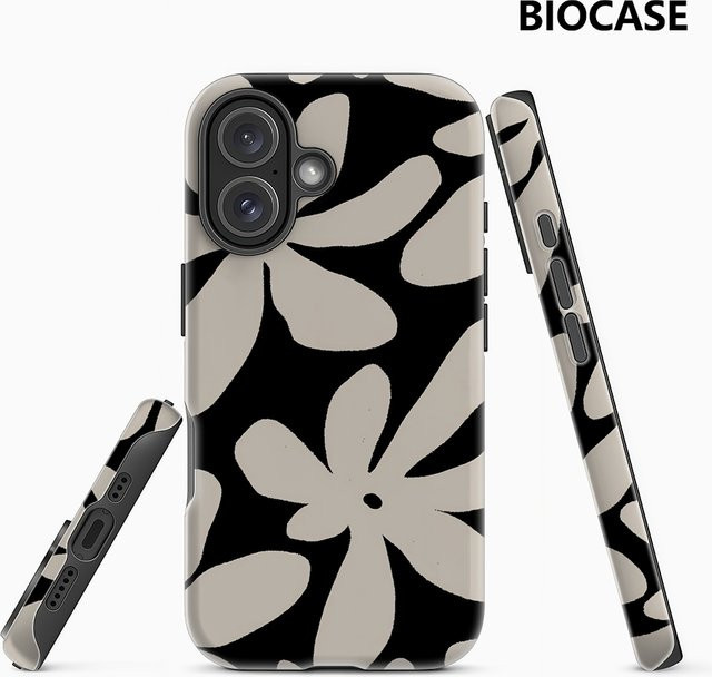 Potdemiel Robuste Magnetische Handyhülle mit grafischem Bloom Design für iPhone 17 16 15 14 13 Pro Max Plus, Mehrfarbig - Bild 1