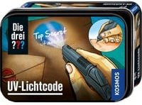 Die drei ??? UV-Lichtcode Detektiv-Set von Kosmos in Metalldose für Kinder ab 8 Jahren - Bild 1