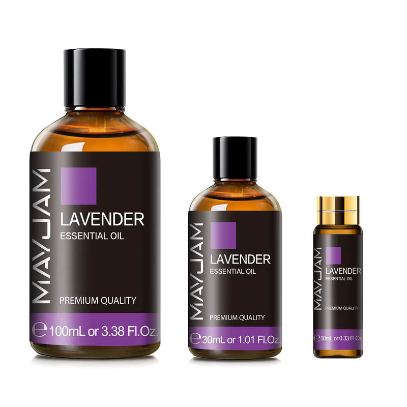 MAYJAM Lavendel Ätherisches Öl Natürliches Duftöl für Aromatherapie und DIY-Produkte in Brauner Glasflasche - Bild 5