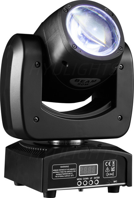 HYULIGHTS Mini LED Beam Moving Head mit 90W RGBW 4in1 Lichteffekten, DMX-Steuerung, Strobe und Wash für DJ und Bühne - Bild 1