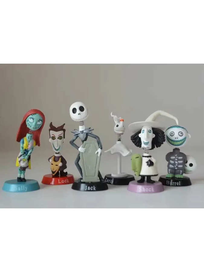 Bandai Nightmare Before Christmas Freddy Krueger Wackelkopf-Puppe, Actionfigur, Kunststoff - Bild 3
