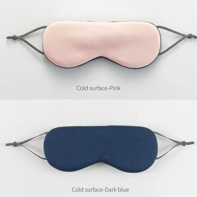 XYNN Schlafmaske, Seiden-Augenmaske, Blau, Unisex - Bild 1