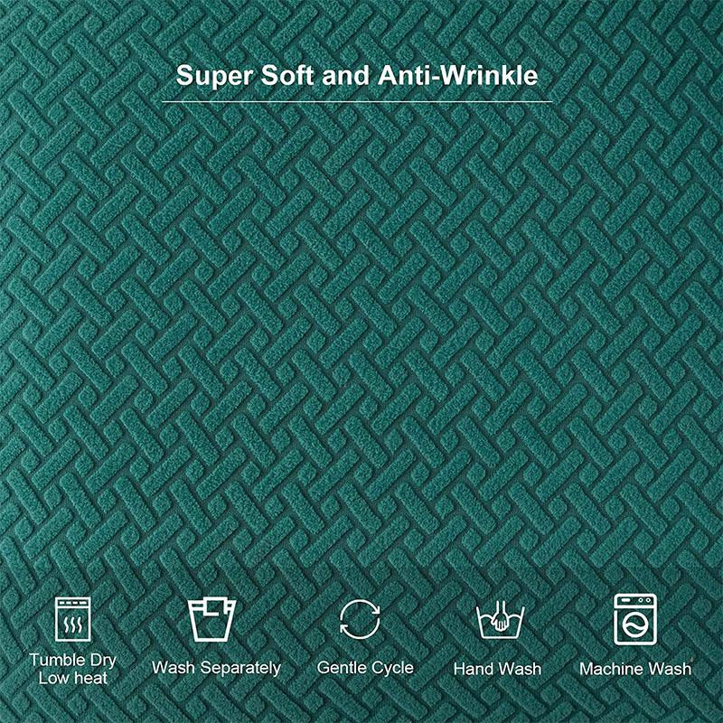 Lellen Jacquard-Stuhlbezug in modernem Stil, wasserabweisender Stretch-Sitzbezug aus Polyester und Elasthan für Esszimmerstühle - Bild 2