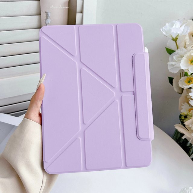 IQPEA Schutzhülle für iPad Pro 11, Air 4/5/6/7, Mini 6/7 und iPad 10. Generation in Purple - Bild 1
