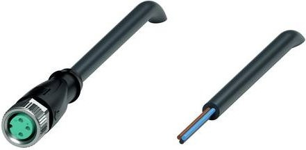 Pepperl+Fuchs 240799-0013 Sensor-Aktor-Steckverbinder konfektioniert, 3-polig, Schwarz, Länge: 15 m - Bild 1