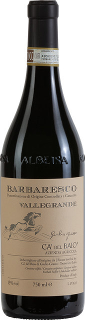 Ca' del Baio Barbaresco Nebbiolo 2023, Rotwein, Italien, 0,75 l - Bild 1