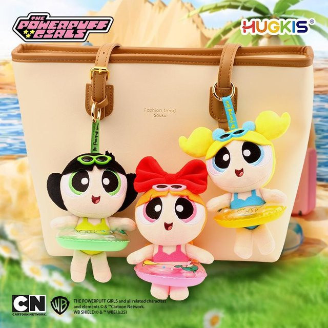 The Powerpuff Girls Plüschtiere Schlüsselanhänger, 1-3 Stück/Set, ab 14 Jahren - Bild 1