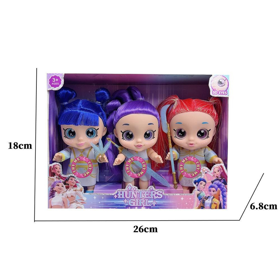 PASSY Dämonenjägerin Girlgroup 5D Augenmaske Titelsong PVC Figur weiß - Bild 2