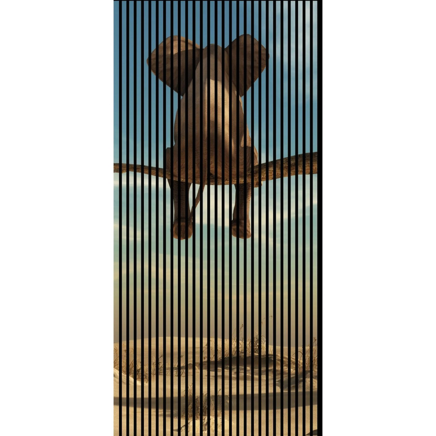 FN Acustico Akustikplatte Elefant in Bunt aus PET und MDF, H x B x T: 2400 x 1133 x 19 mm - Bild 2
