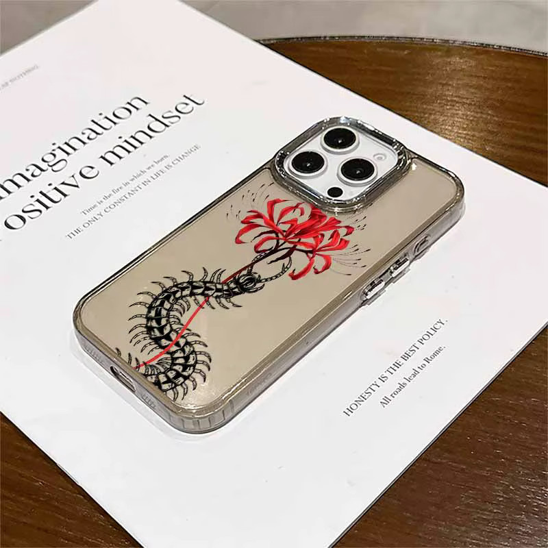 Transparente Tokyo Ghoul Anime Handyhülle für Apple iPhone 17 AIR 16E 15 14 13 12 11 Pro Max Plus - Bild 2
