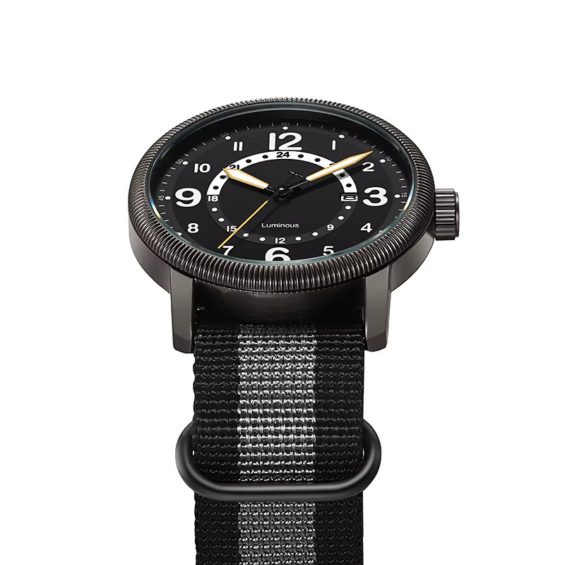 TPW Field Watch, Quarz, Textil/NATO, Schwarz, Herren - Bild 6