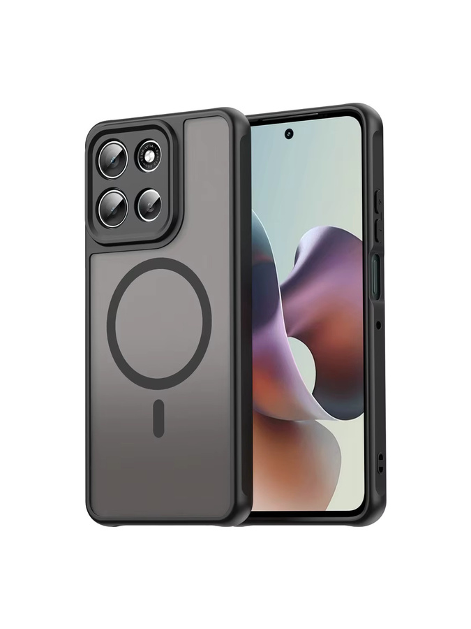 Stoßfeste Silikon Schutzhülle für Motorola G56, G86, G06 und G06 Power in Lila - Bild 6
