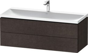 Duravit L-Cube Möbel-Set in Grau, Wandhängend, mit 2 Schubladen, B/T/H: 120 x 48 x 48 cm - Bild 1