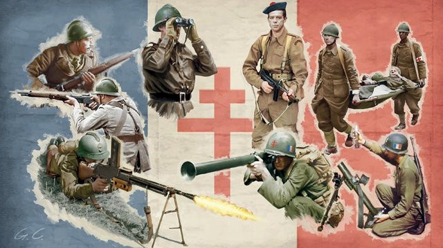 Italeri French Infantry (WW II), Modellbau, 1:72 - Bild 1
