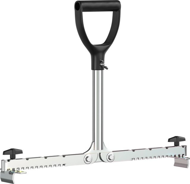 Langfit Plattenheber aus Stahl in Silber mit einer Tragkraft von maximal 60 kg und einer Verstellbarkeit von 30 cm bis 50 cm - Bild 1