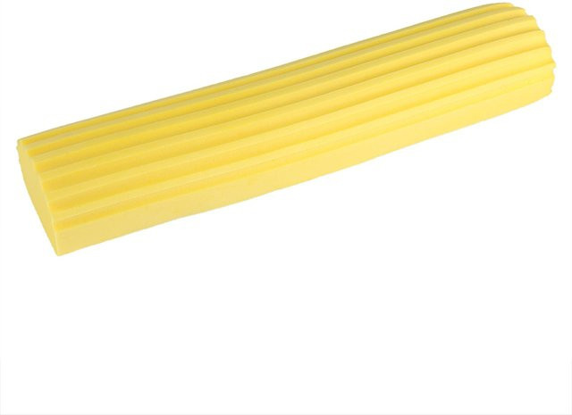 TOMTOP JMS PVA Schwammmoppkopf mit superabsorbierender Kapazität für die Bodenreinigung in Gelb - Bild 1