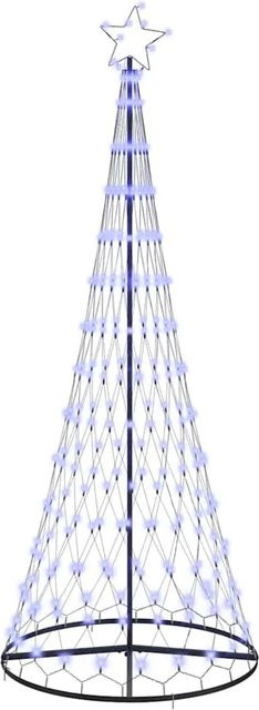 vidaXL LED Weihnachtsbaum Blau mit 290 LEDs aus Metall H x B x T: 250 x 100 x 100 cm - Bild 1
