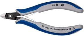 Knipex Seitenschneider für Elektronik und Feinmechanik blau 120 mm - Bild 1
