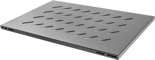 Lanberg Festes Fach 19 Zoll 1HE Schwarz AK-1009-B B/T: 46,5 x 71,5 cm - Bild 1