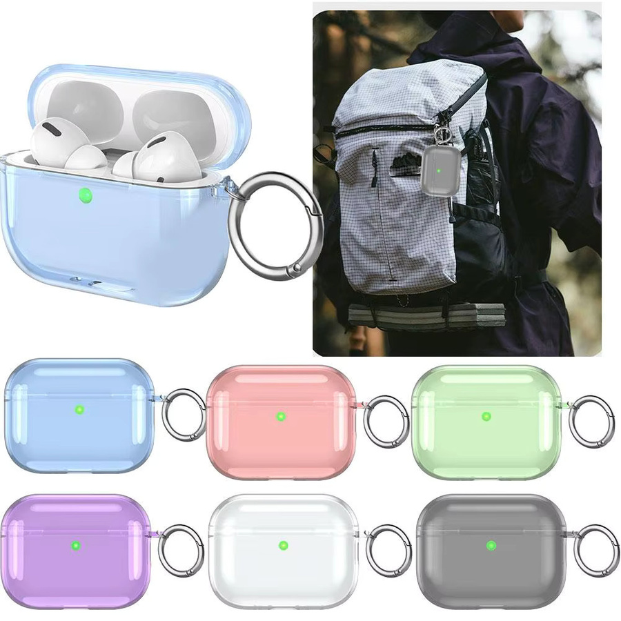 Apple Schutzhülle für AirPods Pro 3 aus transparentem TPU, stoßfest und Anti-Fall - Bild 2