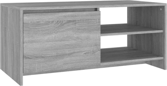 vidaXL Couchtisch in Grau Sonoma aus Holzwerkstoff mit modernem Design, B/T/H: 102 x 50 x 45 cm - Bild 1