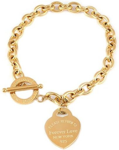 Yiran pet products Armband, Edelstahl, Gold, Damen - Bild 1