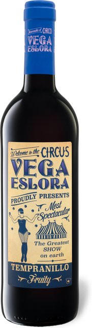 Vega Eslora Tempranillo halbtrocken Rotwein 2022 0,75 l - Bild 1