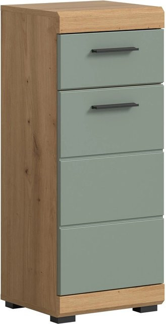 Xonox Standschrank Scout Eiche Artisan Nachbildung Salbei B/H/T: 37 x 88 x 31 cm - Bild 1