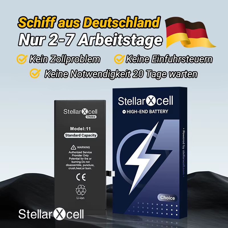 Apple iPhone 11, 11 Pro und 11 Pro Max Ersatzakku in Schwarz mit Standardkapazität - Bild 3