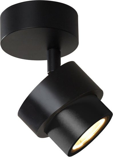 Escale Brush LED-Deckenstrahler 1-flammig Schwarz dimmbar mit warmweißem Licht (2700K) - Bild 1