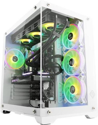 CSL Computer Gaming PC M10490 Desktop PC in Weiß mit Intel Core i7 13700KF, 32GB RAM und 2000GB SSD sowie Nvidia GeForce RTX 4070 Ti Super 16GB GDDR6X - Bild 1