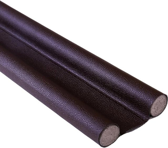 Winddichter Dichtungsstreifen als Zugluftstopper für die Türunterschutz in Schwarz, Breite: 96 cm - Bild 1