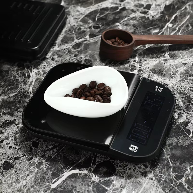 Keramischer Messlöffel für Kaffeebohnen und Tee in Weiß - Bild 2