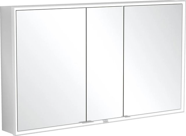 Villeroy & Boch Einbau-Spiegelschrank My View Now mit 3 Türen, LED-Beleuchtung und Sensorschalter, Weiß, B: 130 cm, H: 75 cm, T: 16,8 cm - Bild 1