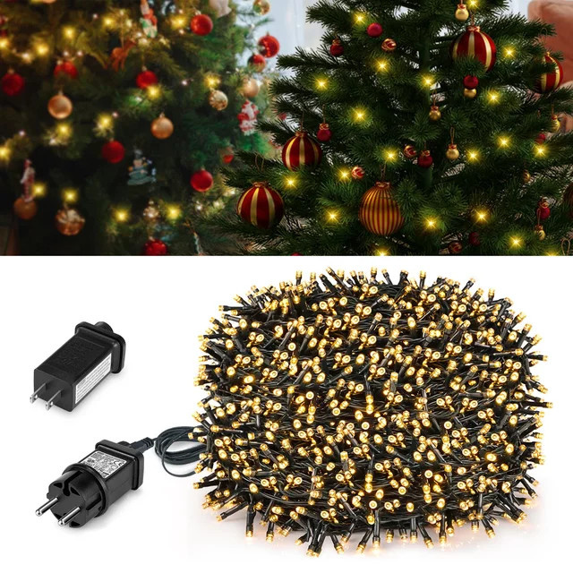 CHNAITEKE Wasserdichte 24V LED-Lichterkette für Outdoor, Garten und Dekoration - Bild 1