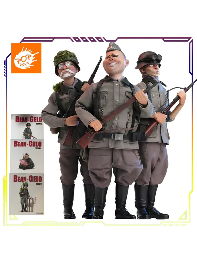 POPTOYS Big Head Soldier Series Encounters in The Jungle, Actionfigur - Bild 4