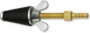 Rothenberger Gasprüfstopfen konisch Gr. 1 in Schwarz 1/2-1" - Bild 1