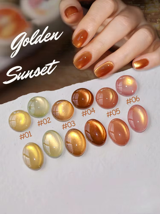 MISS SHAKA Nagellack, Karamellbraun, Schimmernd, 12 ml - Bild 3